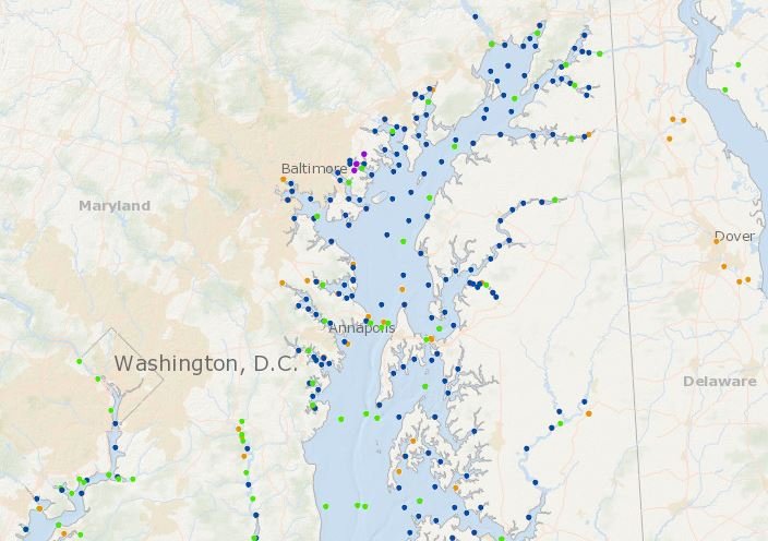 OA locations Map