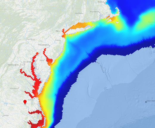 Maps Estimate Average Monthly Sea Bottom Temperatures