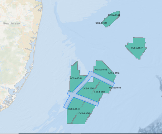 NY Bight Wind Energy Lease Sale Maps Added to Portal