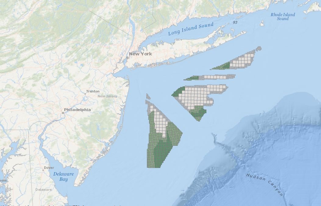 BOEM reccomendation area