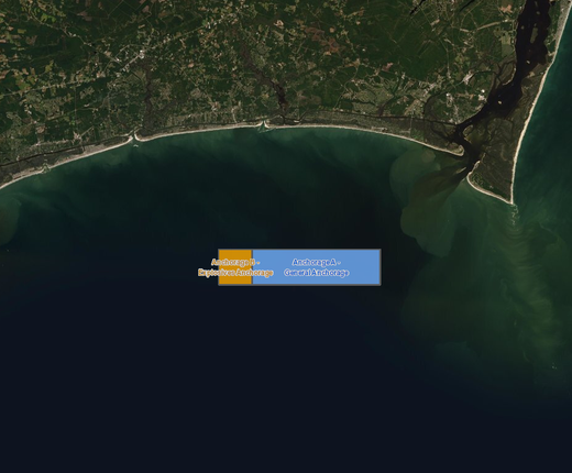 View Coast Guard’s Amended Cape Fear Anchorage Proposal