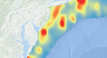 Maps Show Ichthyoplankton Seasonal Abundance, Chlorophyll-A Monthly Concentrations