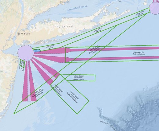 View Routing Measures Proposed by Northern N.Y. Bight PARS Report