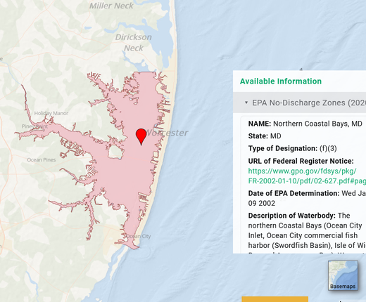 July 2024 Updates: Historic Sites, No-Discharge Zones, Ocean Obs Buoys, Hurricanes, Port Authorities, House Districts