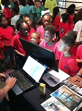 Virginia Aquarium Kiosk